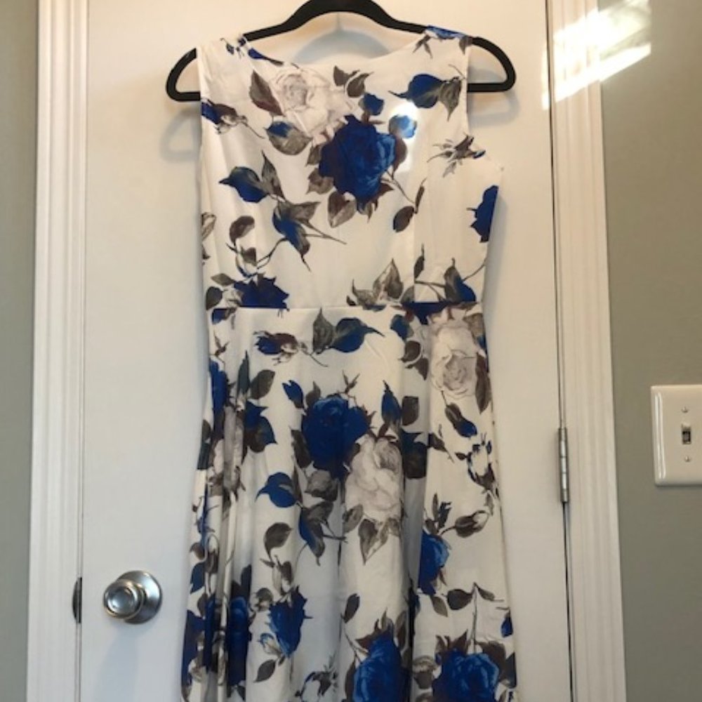 Blue Rose Dress